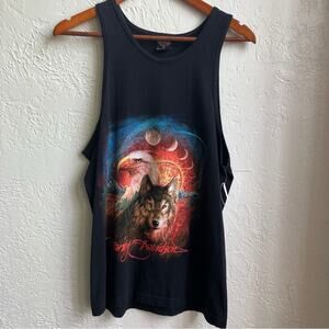 Y2K Harley Davidson Wolf Eagle Tank | Medium